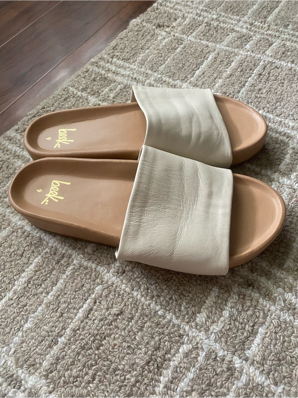 beek Pelican Leather Platform Sandal - Picture 2 of 7
